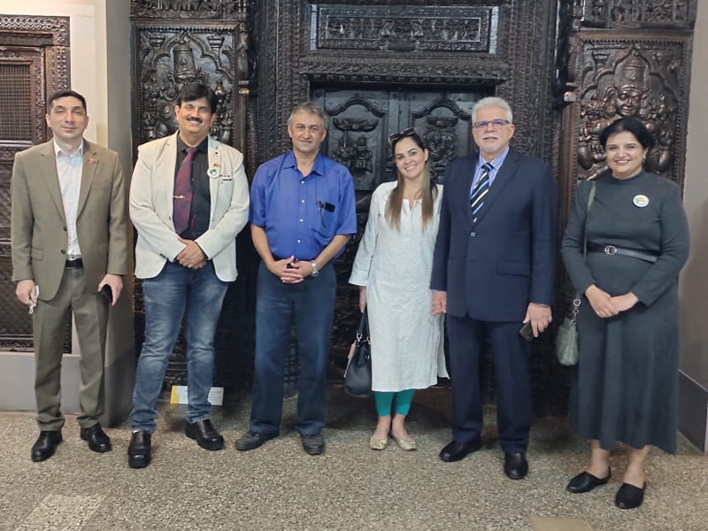 Global India Business Forum organized a historical visit to Raja
            Kelkar Museum